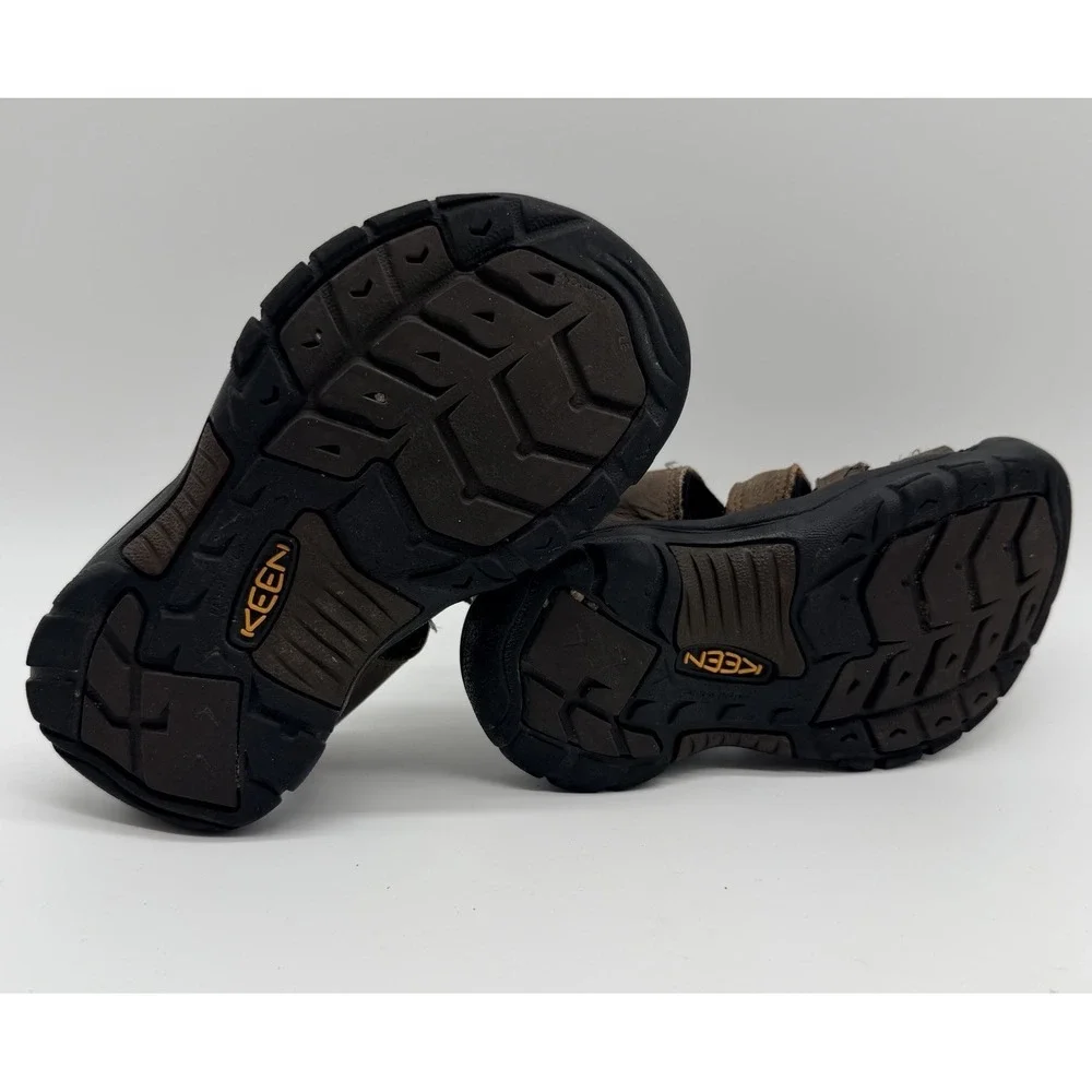 Keen‎ Shoes Kids Sz 11 Newport H2 Brown Leather Washable Waterproof Sandals